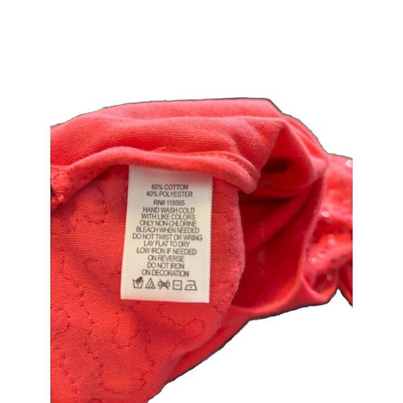 Quacker Factory Pink Sequin Short Sleeve Lightweight Sweater XL Fancy - Picture 6 of 6